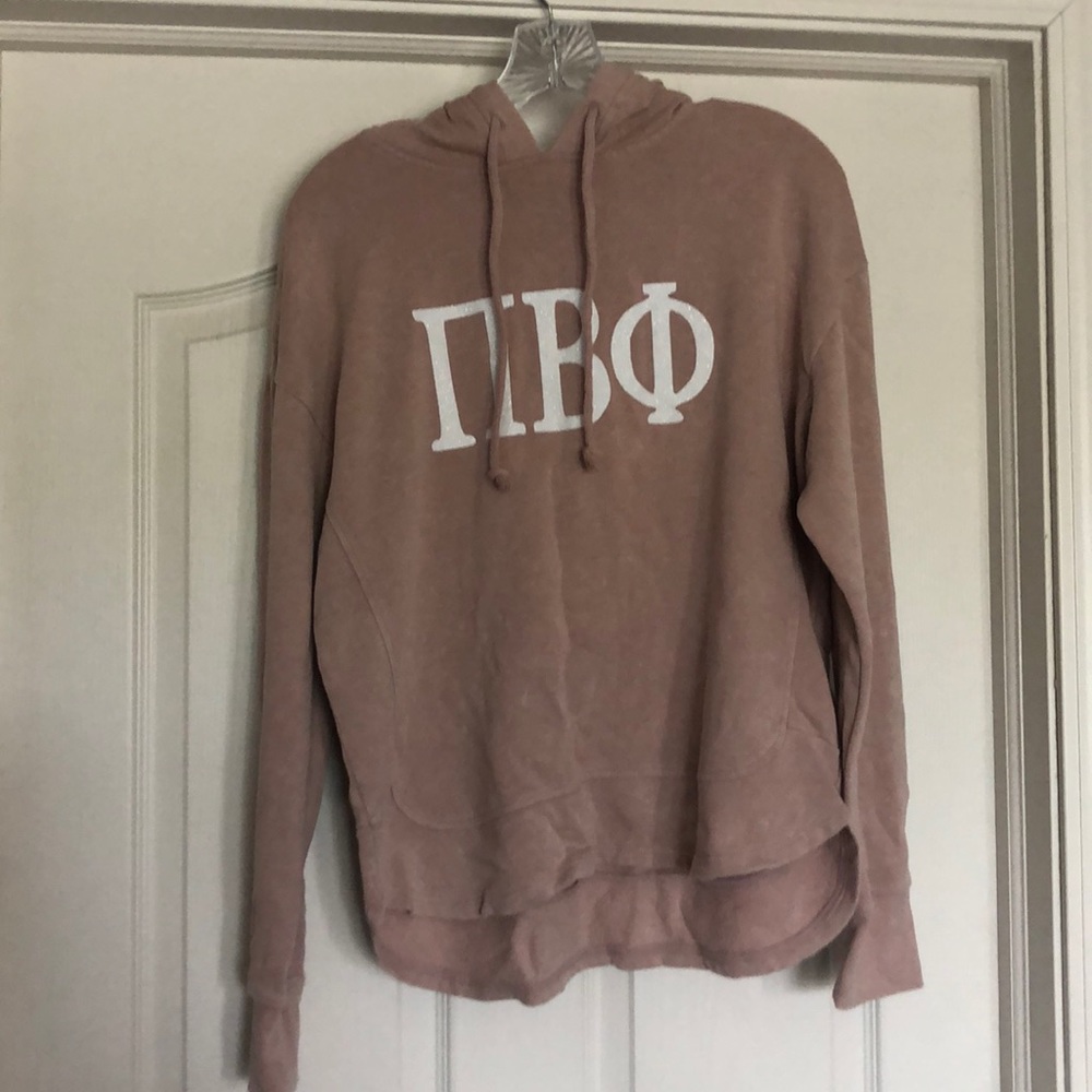 Custom made Pi Beta Phi hooded sweatshirt